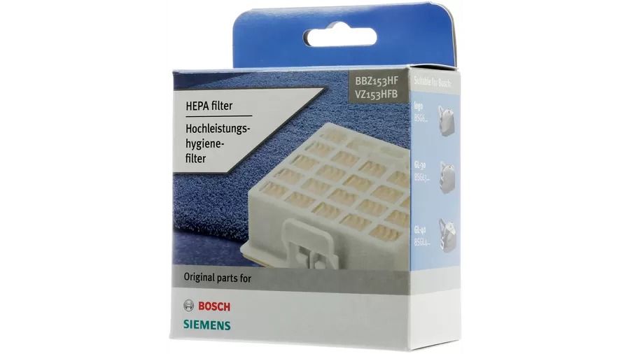 Siemens Elektrikli Süpürgeler için Hepa Filtre