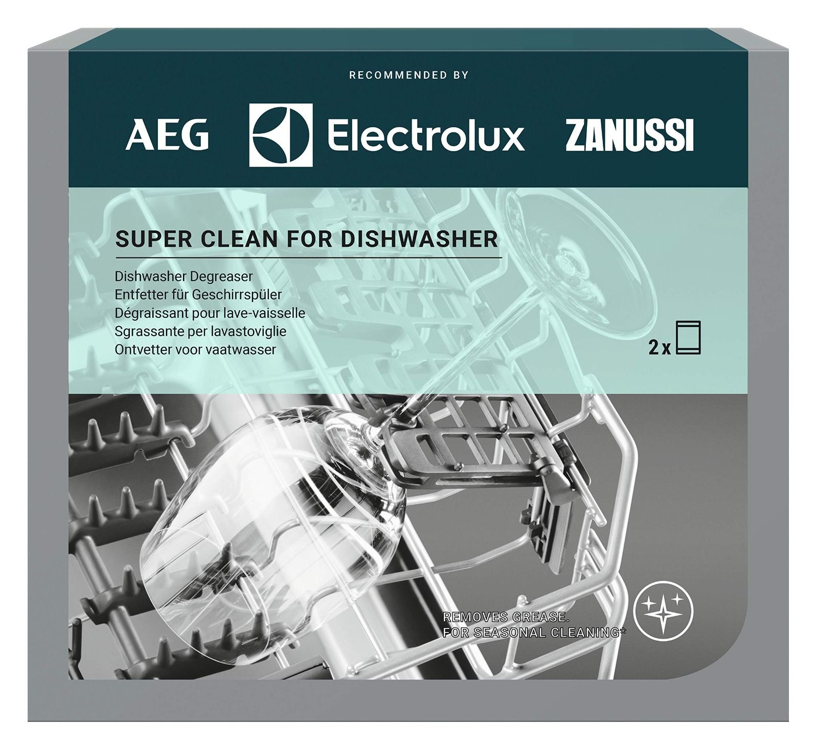 Electrolux 9029799203 Bulaşık Makinesi Yağ Temizleyici 50 gr * 2