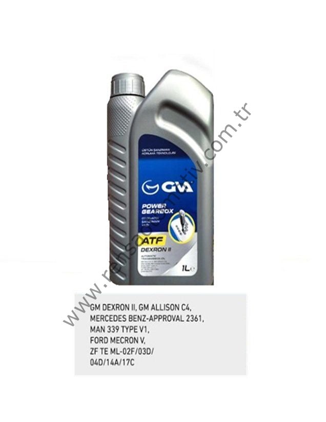 OTOMATİK ŞANZIMAN DİREKSİYON YAĞI ATF II 1 LT PLATINUM DEXRON II (KIRMIZI)