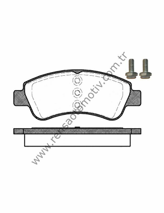 FREN BALATA ÖN PEUGEOT 207 208 301 307 2008 PARTNER 03- CITROEN C2 C3 C4 DS3 C-ELYSEE BERLİNGO 03-