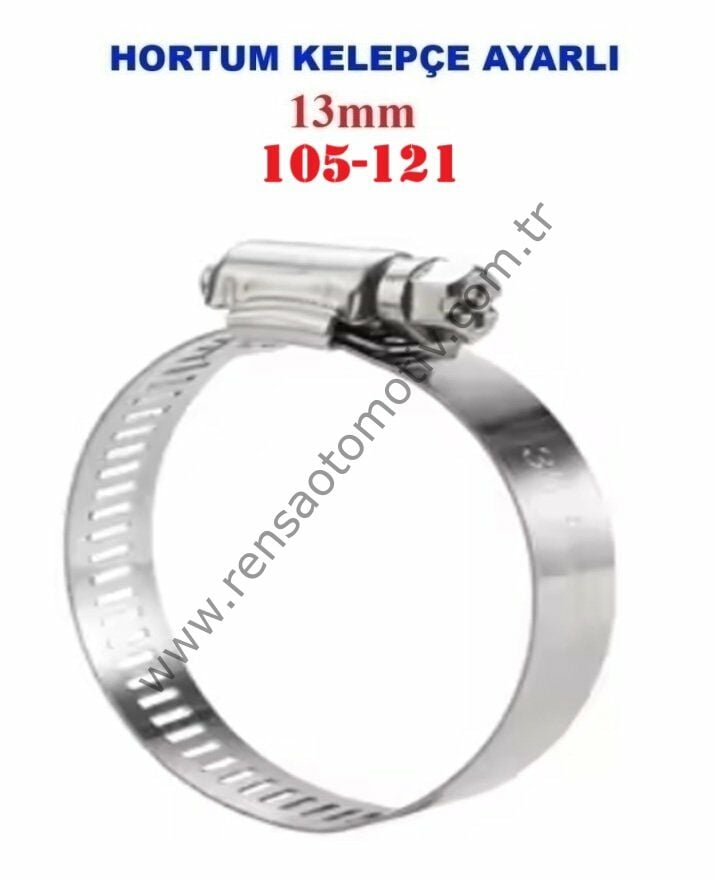 HORTUM KELEPÇE AYARLI 105-121 13mm
