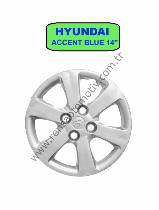 JANT KAPAK 14'' inç TAKIM (4 ADET) HYUNDAI ACCENT BLUE