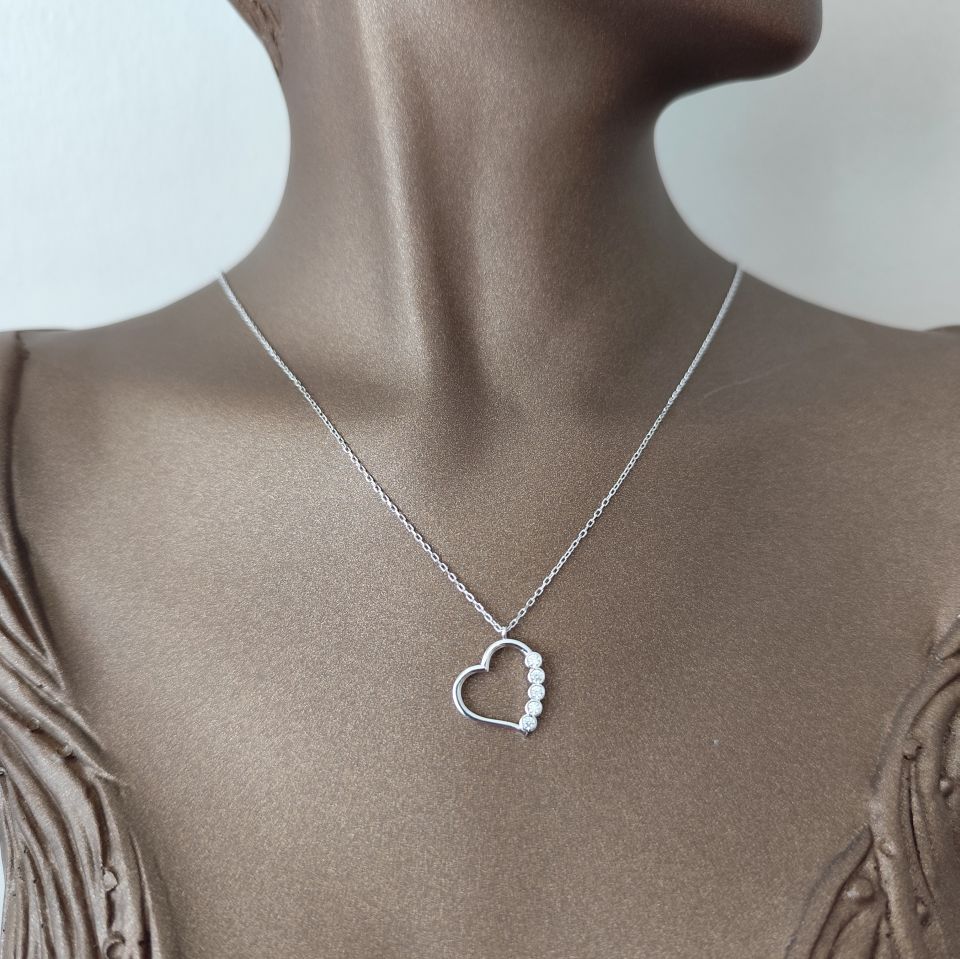 Silver Kalp Kolye