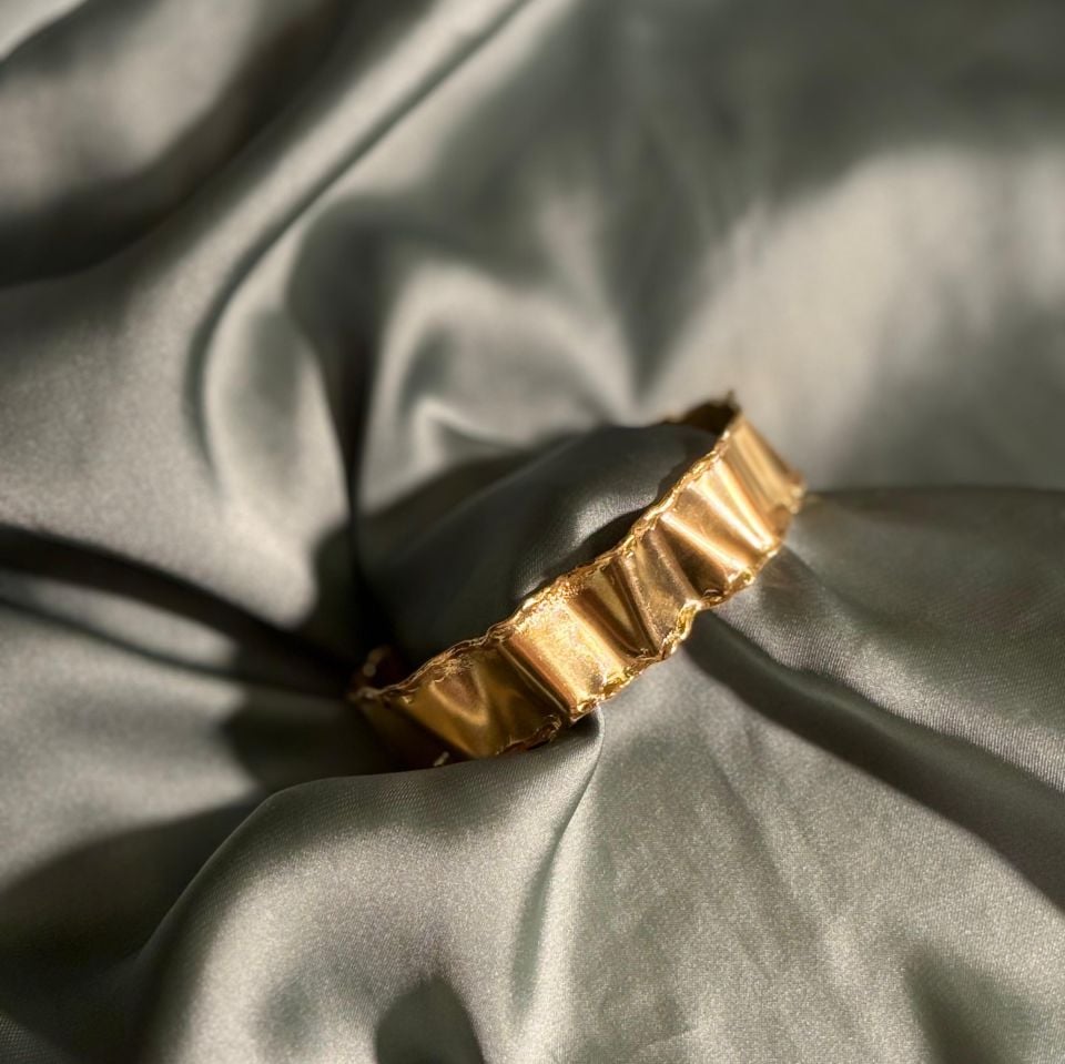 Yellow Gold Plated Silver Bracelet