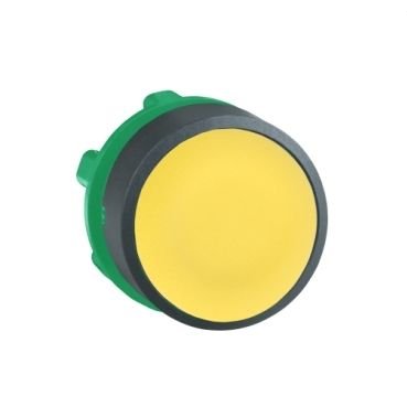 Schneider 22MM İşaretsiz Yaylı Sarı Basmalı Buton Başlığı