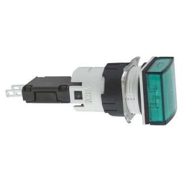Schneider 16MM 12-24V Ledli Kare Yeşil Pilot Işığı