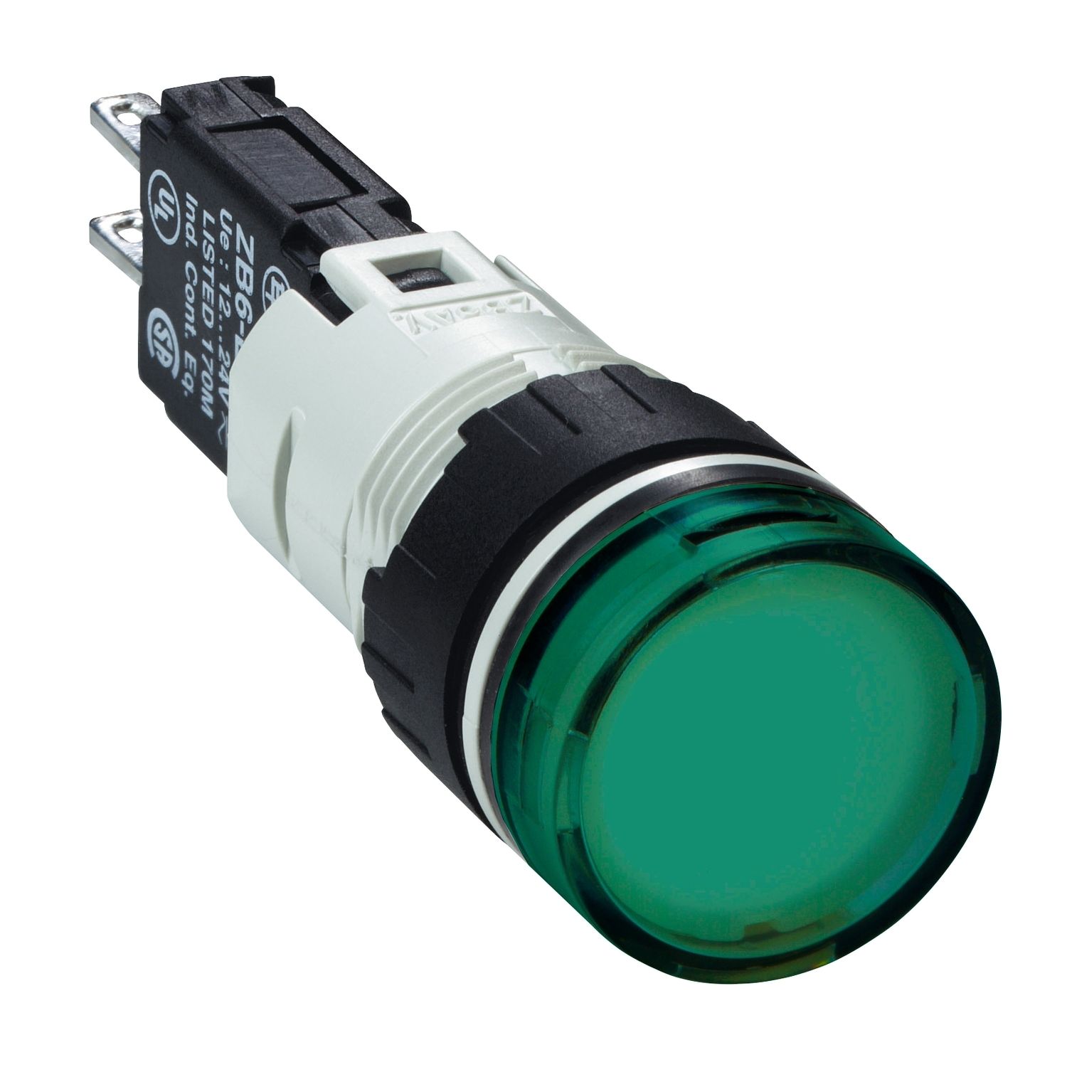 Schneider 16MM 12-24V Ledli Yuvarlak Yeşil Pilot Işığı