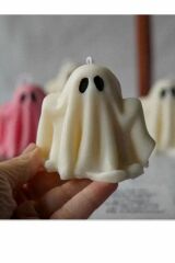 Ghost Hayalet Kokulu Soya Wax Dekoratif Hediyelik Doğal Mum