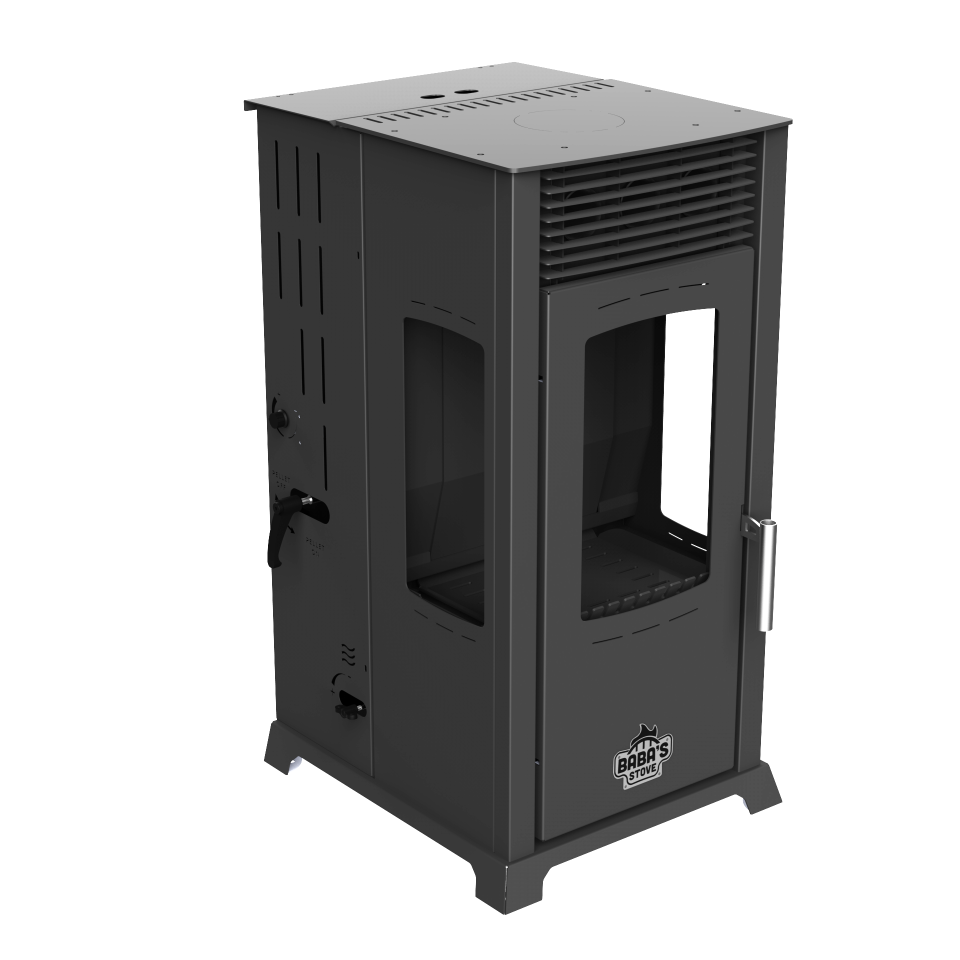 ECO PLUS FAN 8 KW / MANUEL PELET VE ODUN SOBASI / BABA'S STOVE