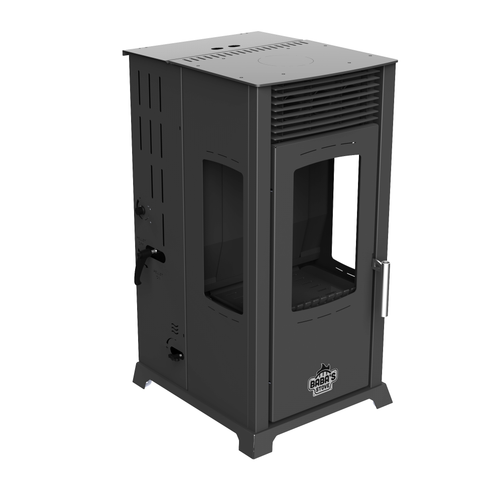 ECO PLUS FAN 8 KW / MANUEL PELET VE ODUN SOBASI / BABA'S STOVE