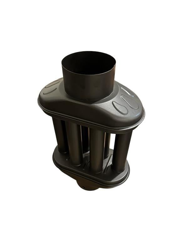 BACA CİMRİSİ / BOY: 40 CM / ÇAP: 13 CM / MAT SİYAH EMAYE / BABA'S STOVE