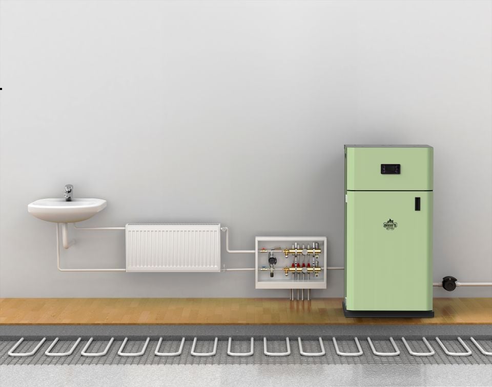 HIDRO D 22 / OTOMATİK KOMBİ PELET KAZANI / BABA'S STOVE