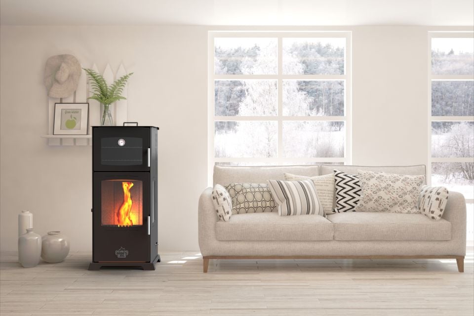 GOLD E 12 KUZİNE / OTOMATİK KURU TİP PELET SOBASI / BABA'S STOVE