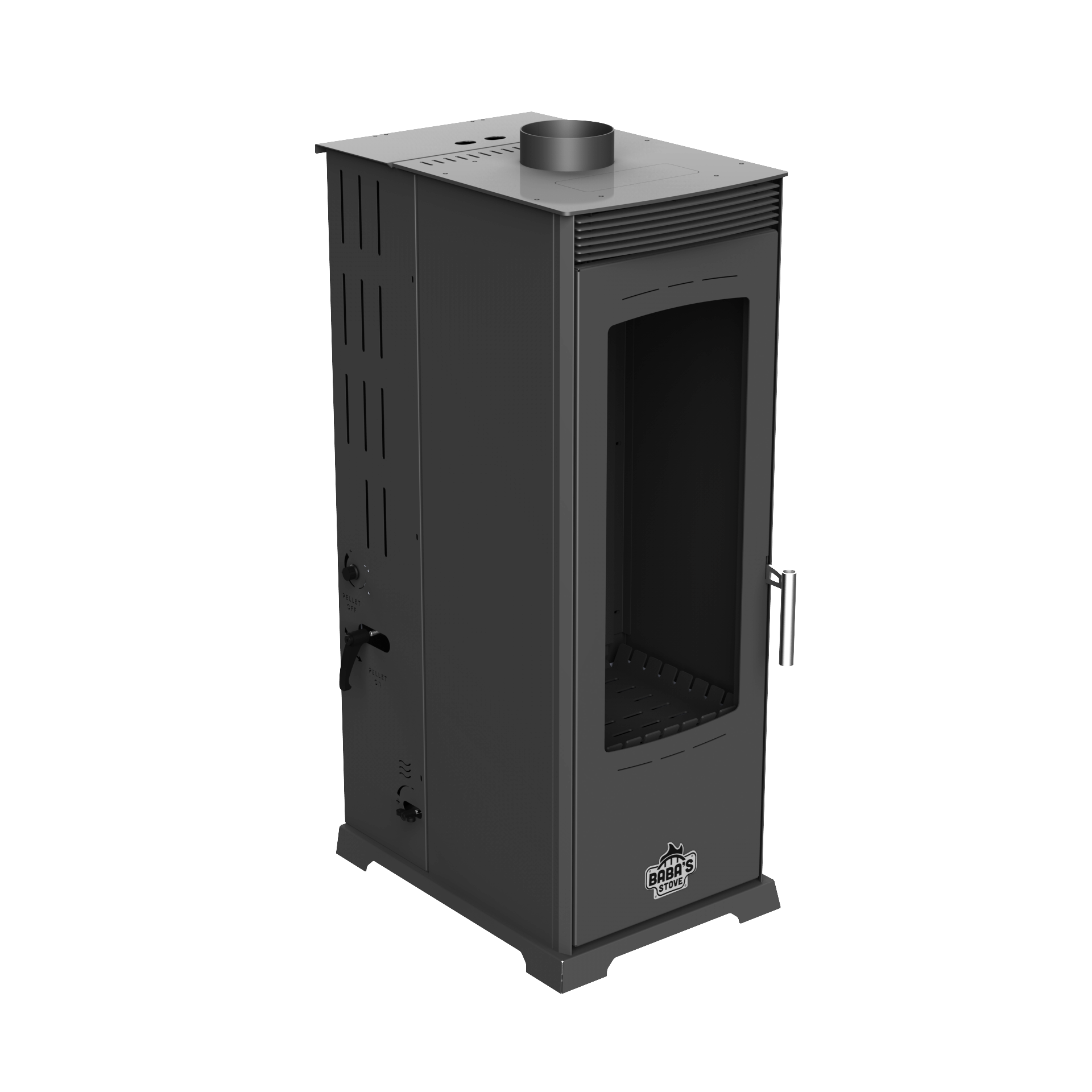 FLAME FAN 12 KW / MANUEL PELET VE ODUN SOBASI / BABA'S STOVE