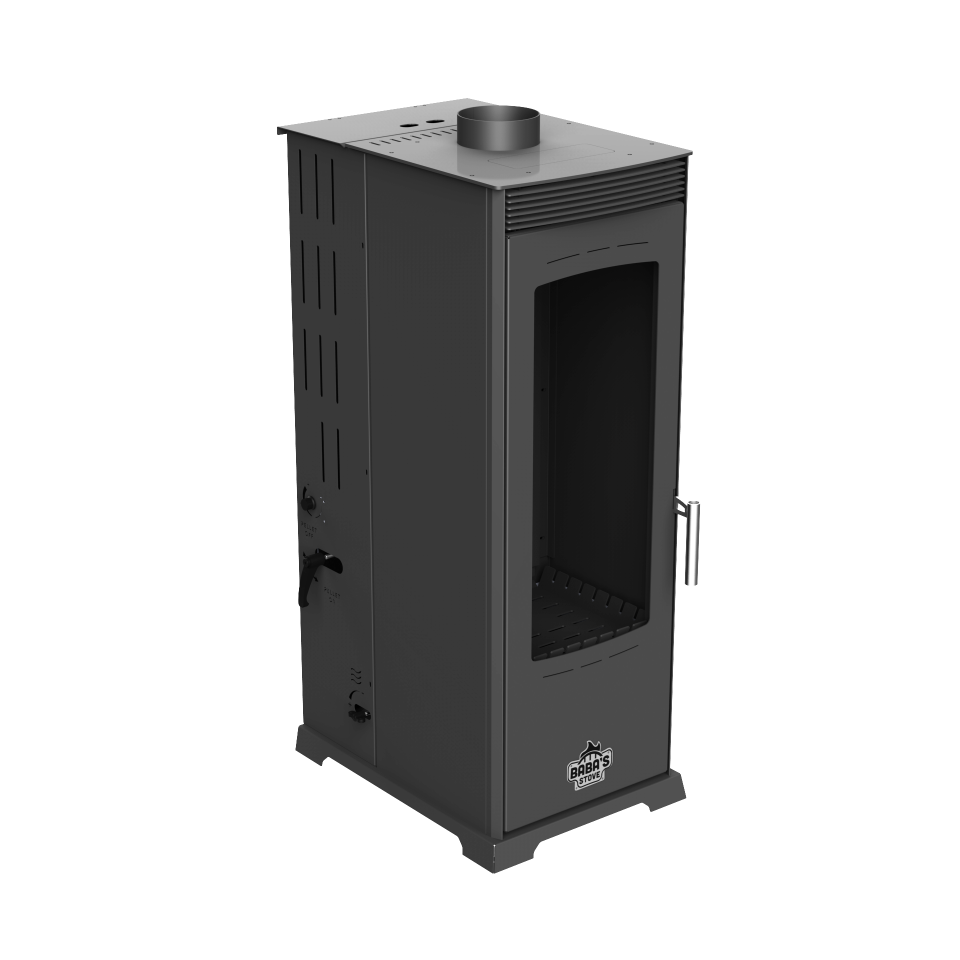 FLAME FAN 12 KW / MANUEL PELET VE ODUN SOBASI / BABA'S STOVE