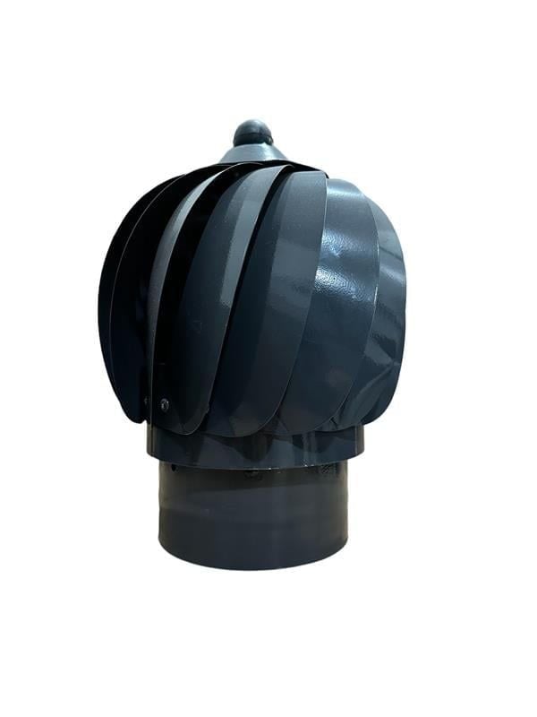 ESMATİK-BACAMATİK-RÜZGAR GÜLÜ / ÇAP: 13 CM / MAT SİYAH BOYALI / BABA'S STOVE