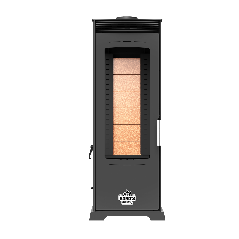 FLAME PLUS FAN 12 KW / MANUEL PELET VE ODUN SOBASI / BABA'S STOVE