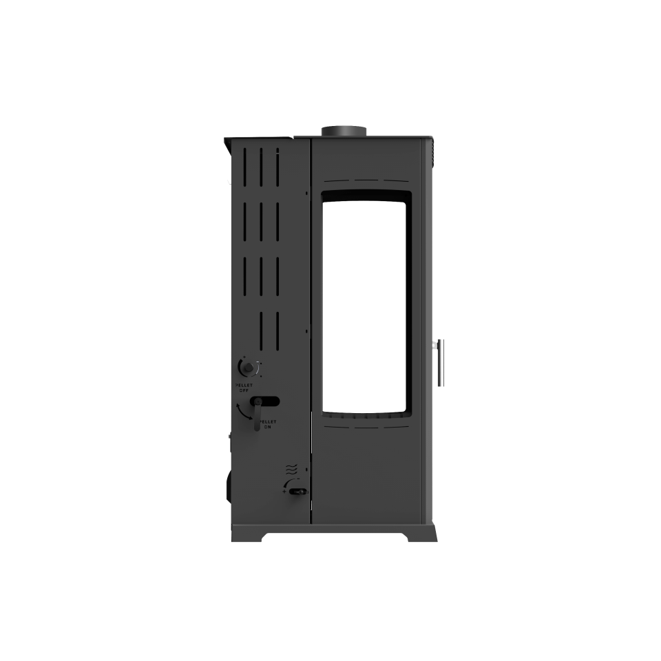 FLAME PLUS FAN 12 KW / MANUEL PELET VE ODUN SOBASI / BABA'S STOVE