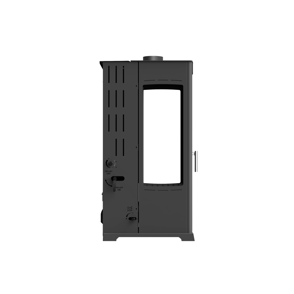 FLAME PLUS FAN 12 KW / MANUEL PELET VE ODUN SOBASI / BABA'S STOVE