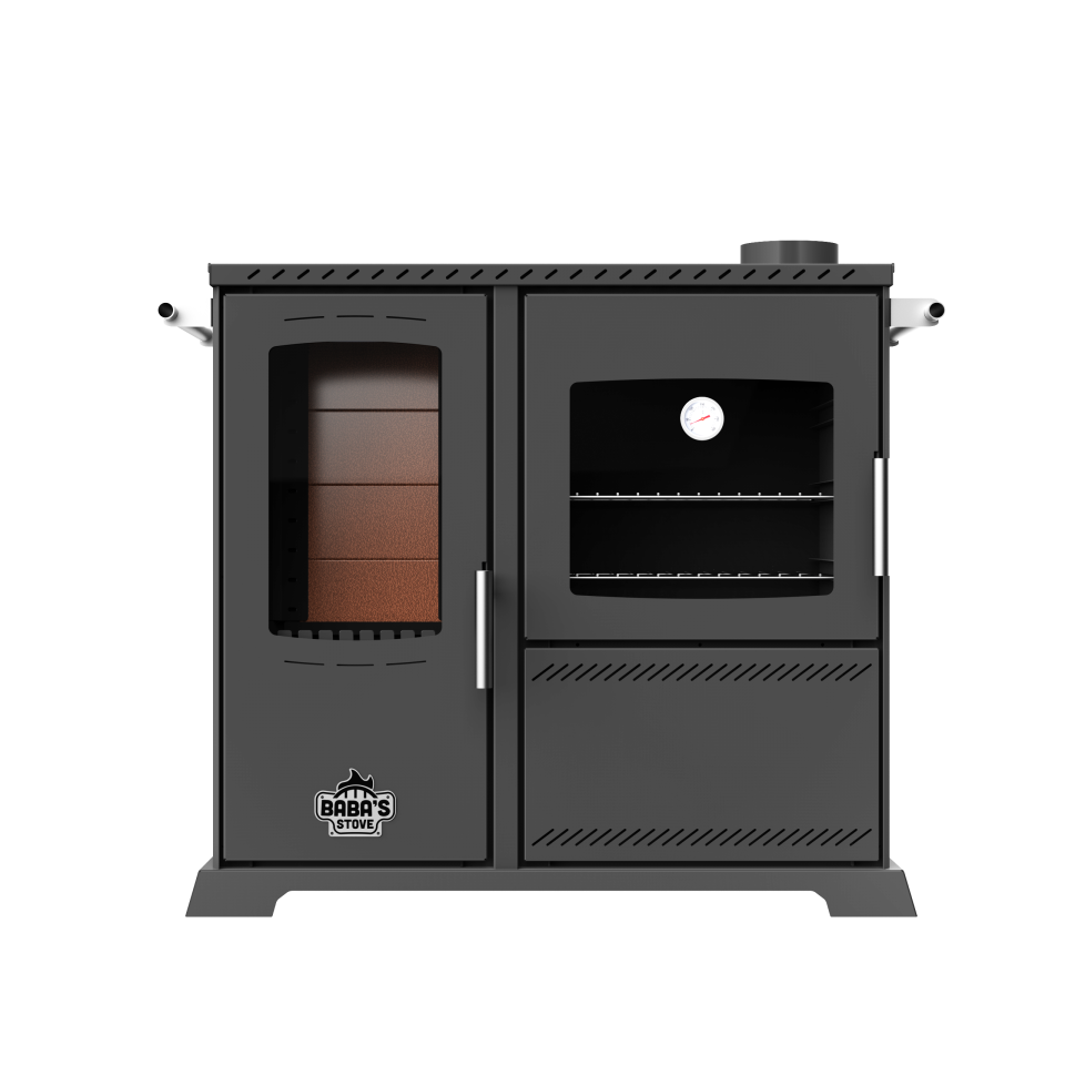 SAPHIRE 10 KW KUZİNE/ MANUEL PELET VE ODUN SOBASI / BABA'S STOVE
