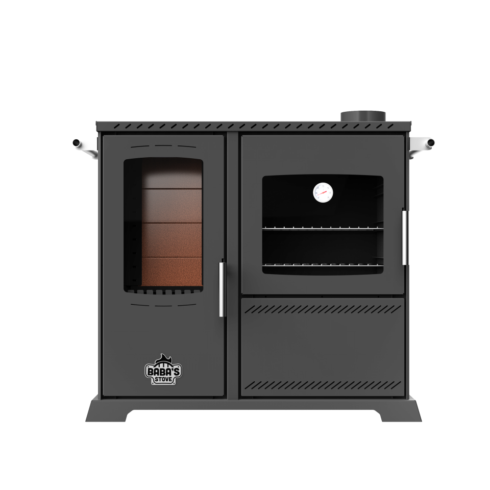 SAPHIRE 10 KW KUZİNE/ MANUEL PELET VE ODUN SOBASI / BABA'S STOVE