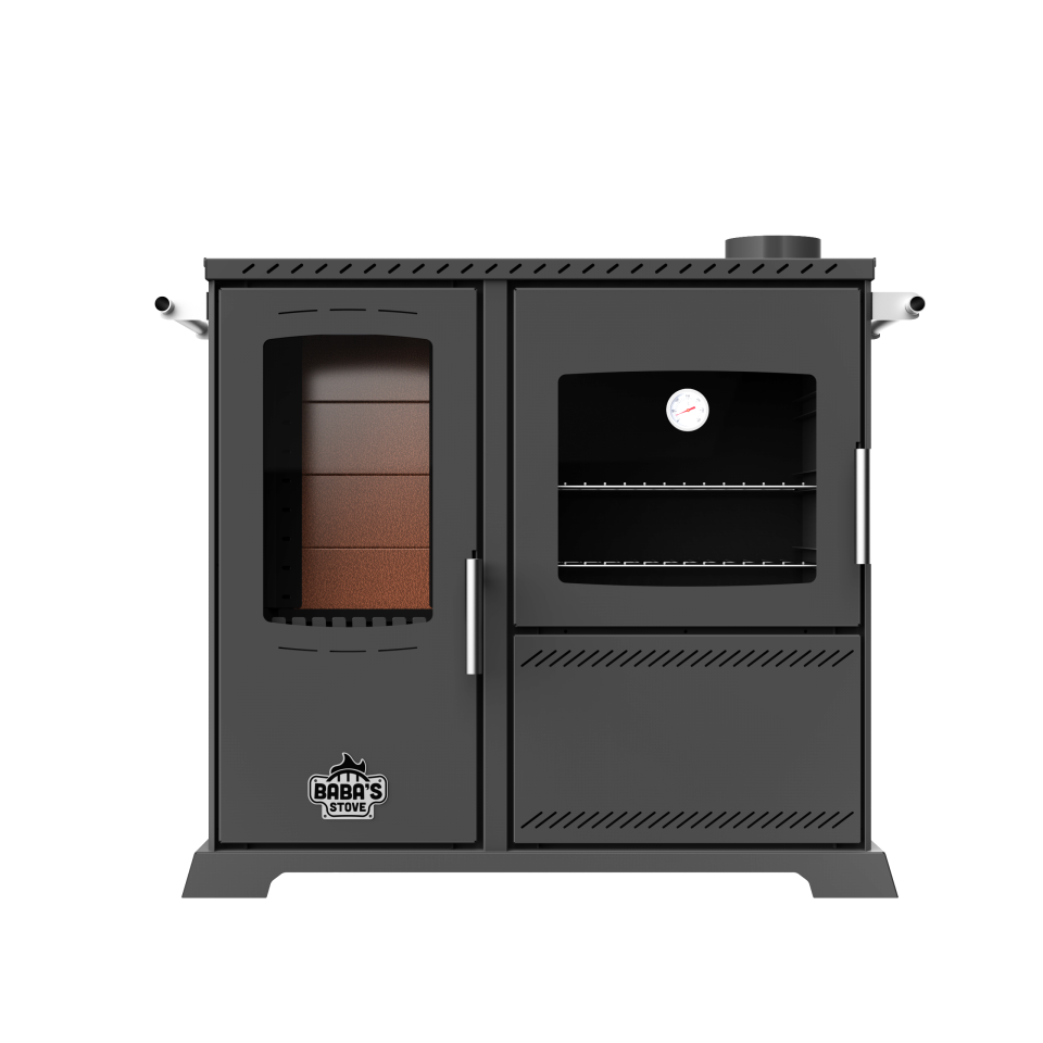 SAPHIRE 10 KW KUZİNE/ MANUEL PELET VE ODUN SOBASI / BABA'S STOVE