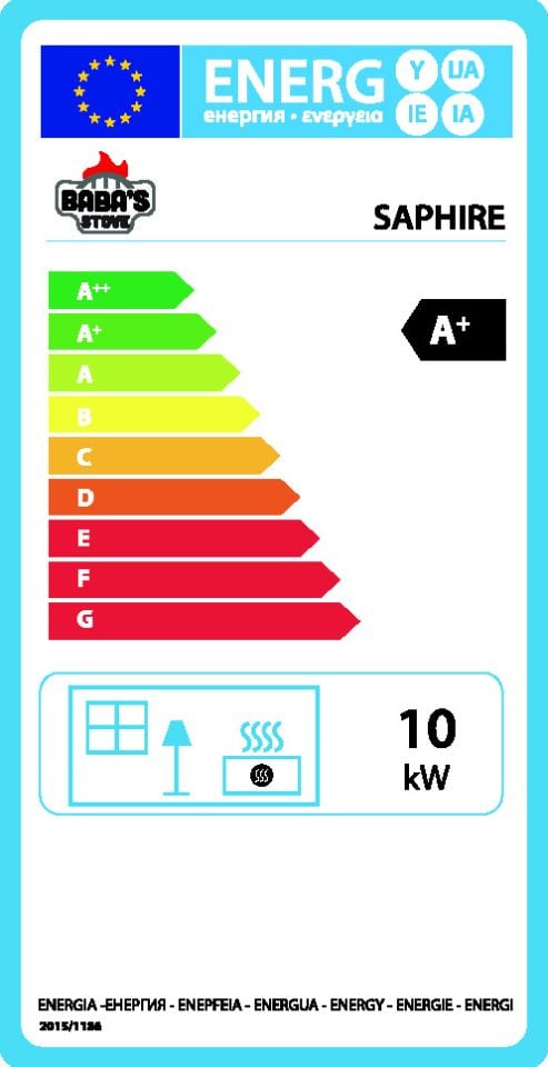 SAPHIRE 10 KW KUZİNE/ MANUEL PELET VE ODUN SOBASI / BABA'S STOVE