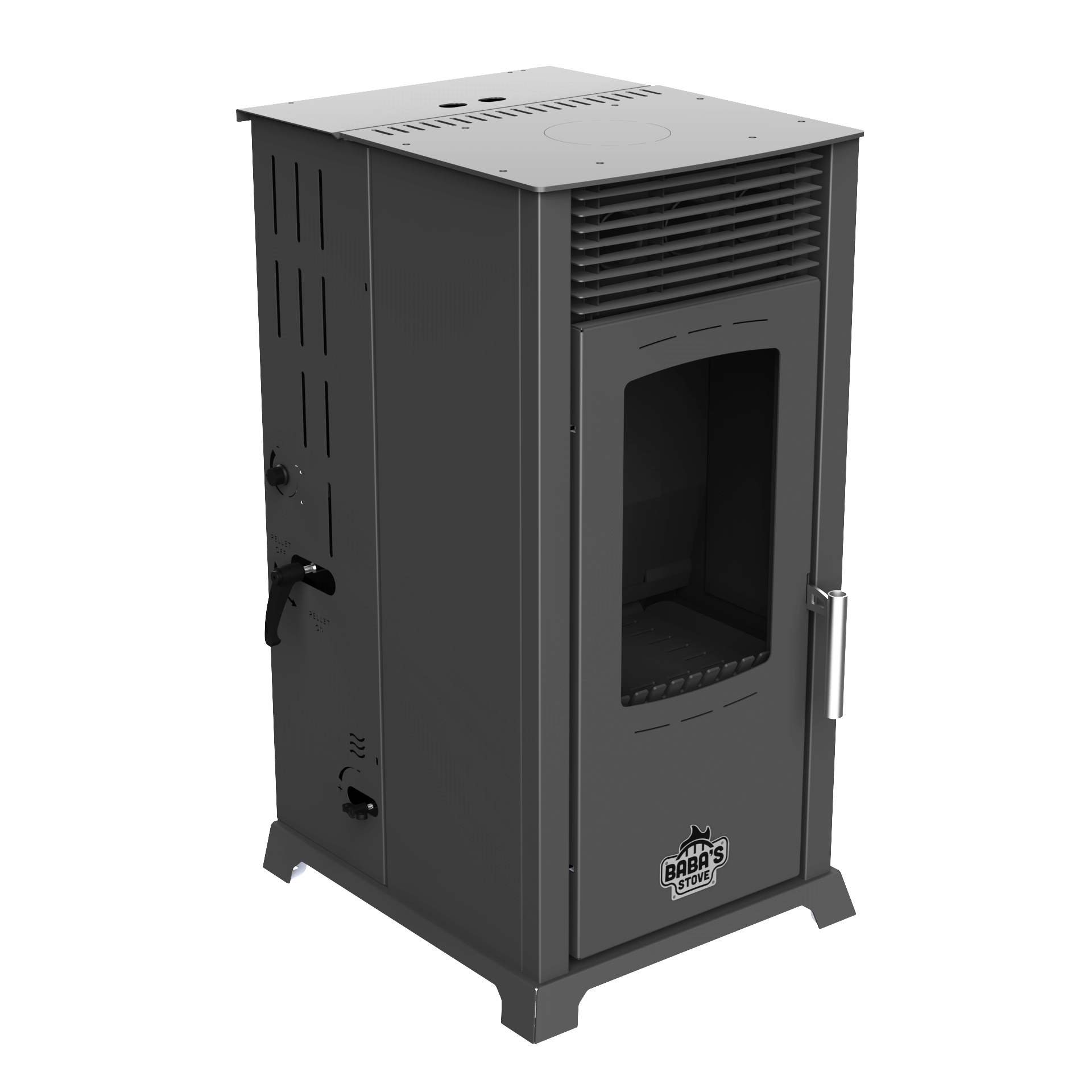 ECO 8 KW / MANUEL PELET VE ODUN SOBASI / BABA'S STOVE