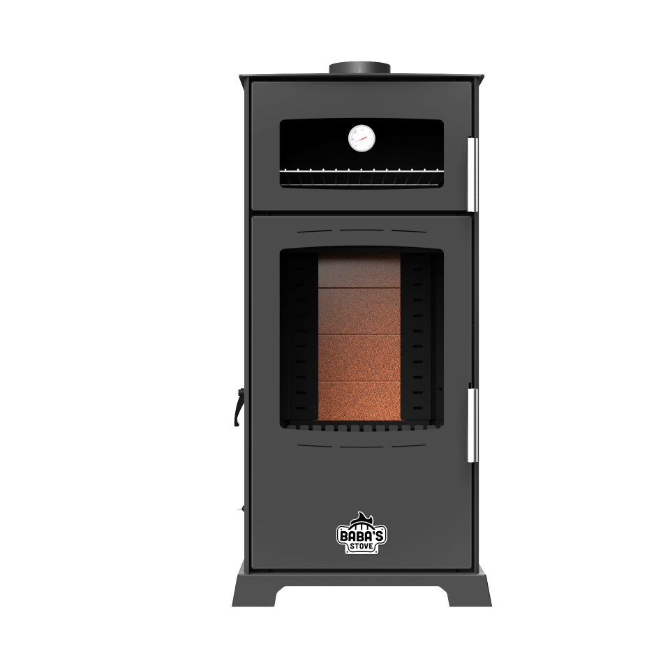 GOLD 12 KW KUZİNE / MANUEL PELET VE ODUN SOBASI / BABA'S STOVE