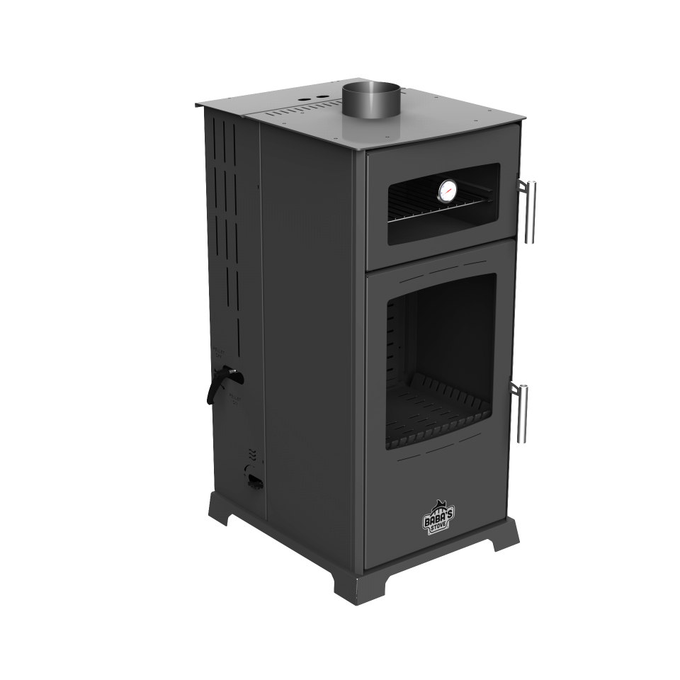 GOLD 12 KW KUZİNE / MANUEL PELET VE ODUN SOBASI / BABA'S STOVE