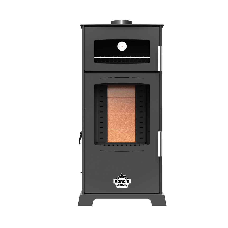 GOLD PLUS 12 KW KUZİNE / MANUEL PELET VE ODUN SOBASI / BABA'S STOVE