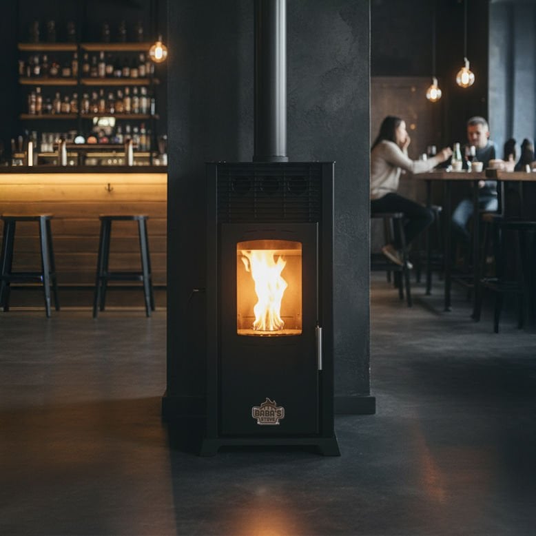 ECO FAN 8 KW / MANUEL PELET VE ODUN SOBASI / BABA'S STOVE