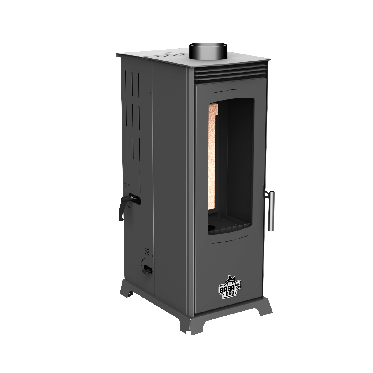 ECO MINI 8 KW / MANUEL PELET VE ODUN SOBASI / BABA'S STOVE