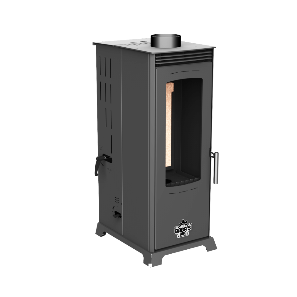 ECO MINI 8 KW / MANUEL PELET VE ODUN SOBASI / BABA'S STOVE