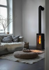 ECO MINI 8 KW / MANUEL PELET VE ODUN SOBASI / BABA'S STOVE