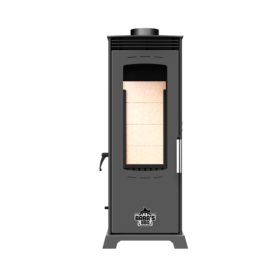 ECO MINI PLUS 8 KW / MANUEL PELET VE ODUN SOBASI / BABA'S STOVE