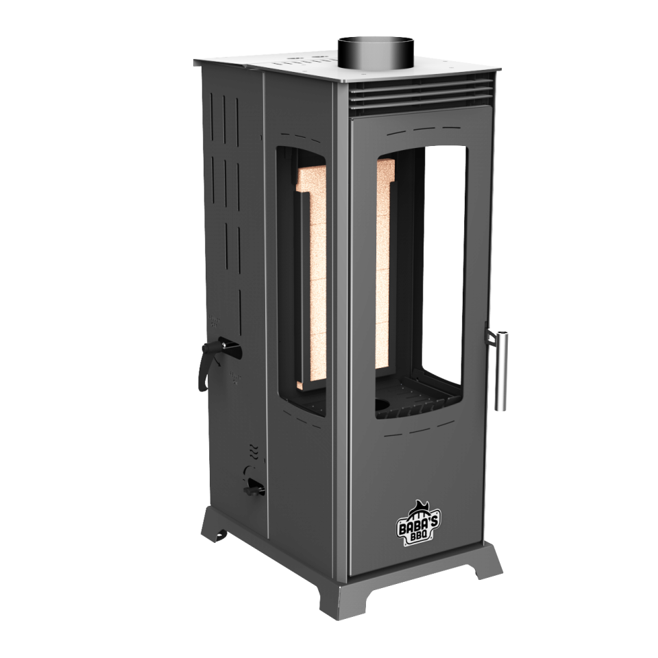 ECO MINI PLUS 8 KW / MANUEL PELET VE ODUN SOBASI / BABA'S STOVE