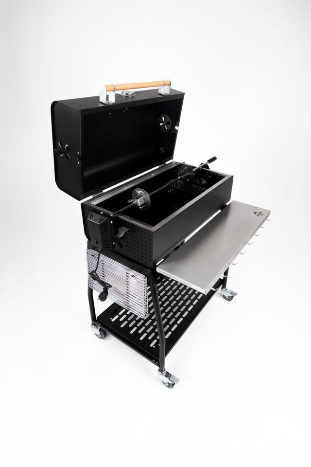 MOTORLU PİLİÇ, ŞİŞ, CAĞ VE KOROREÇ ÇEVİRME APARATI / BBQ 7500 UYUMLU / BABA'S BBQ