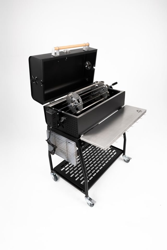 MOTORLU PİLİÇ, ŞİŞ, CAĞ VE KOROREÇ ÇEVİRME APARATI / BBQ 7500 UYUMLU / BABA'S BBQ