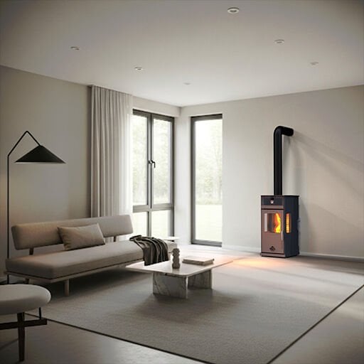 SILVER PLUS 8 KW KUZİNE/ MANUEL PELET VE ODUN SOBASI / BABA'S STOVE