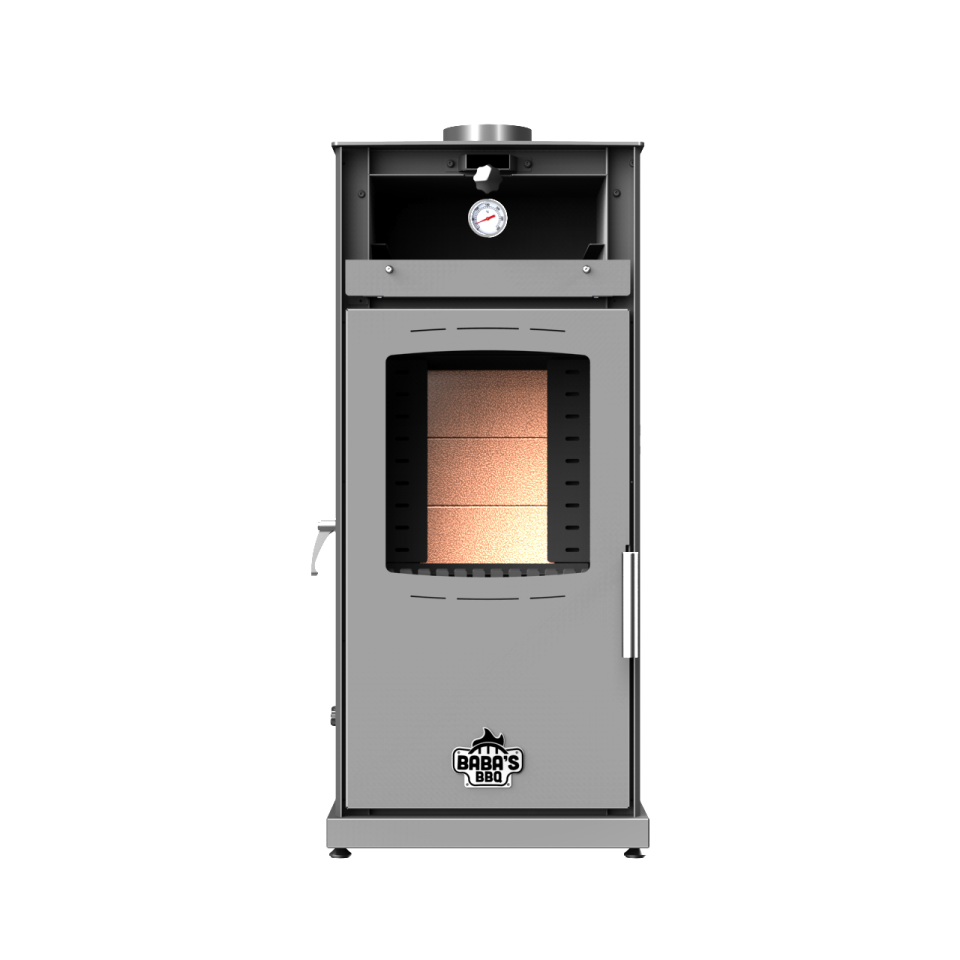 SILVER 8 KW KUZİNE/ MANUEL PELET VE ODUN SOBASI / BABA'S STOVE