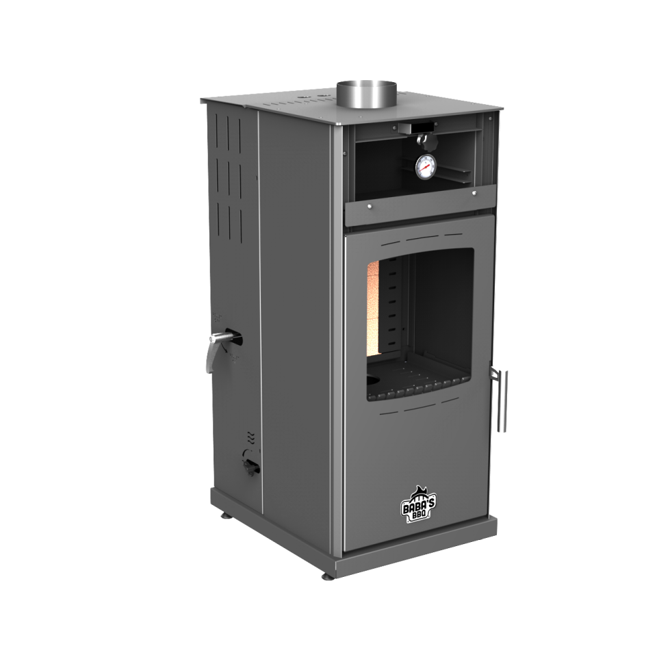 SILVER 8 KW KUZİNE/ MANUEL PELET VE ODUN SOBASI / BABA'S STOVE