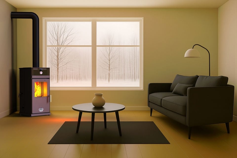 SILVER 8 KW KUZİNE/ MANUEL PELET VE ODUN SOBASI / BABA'S STOVE