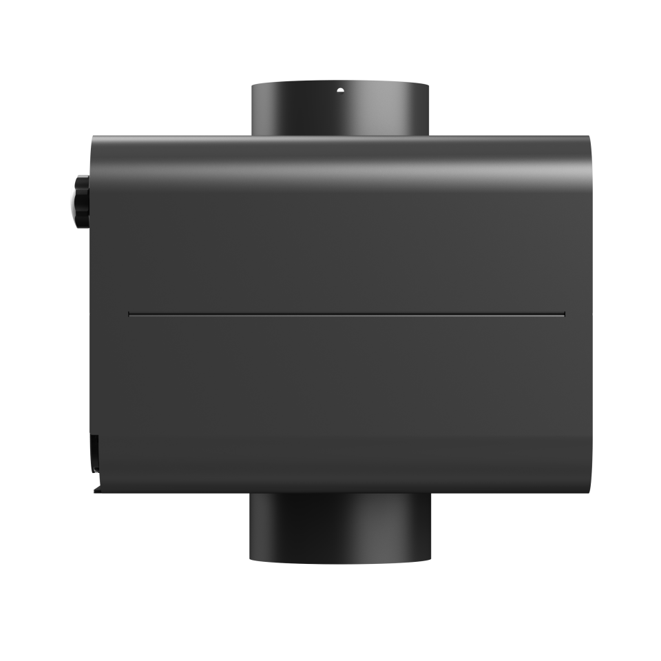 BACA FIRINI / UYUMLU BORU ÇAPI: 13 CM / MAT SİYAH BOYALI / BABA'S STOVE