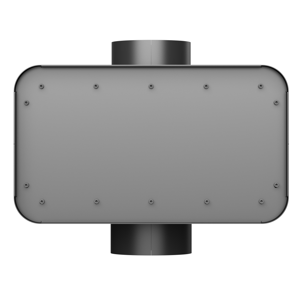 BACA FIRINI / UYUMLU BORU ÇAPI: 13 CM / MAT SİYAH BOYALI / BABA'S STOVE