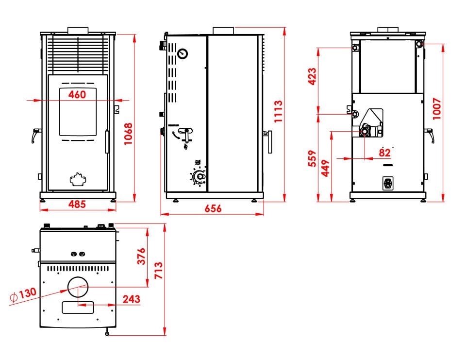 HIDRO H 14 / MANUEL KOMBİ PELET KAZANI / BABA'S STOVE