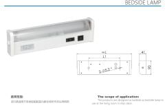 AYNA ÜSTÜ/YATAK BAŞI ARMATÜR 350MM ( ANAHTARLI PRİZLİ ) BEDSIDE LAMP