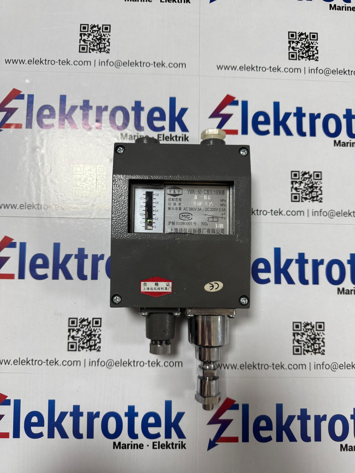 YWK-50-C Marine Pressure Controller Explosion-proof Meter (0-0.8mpa)