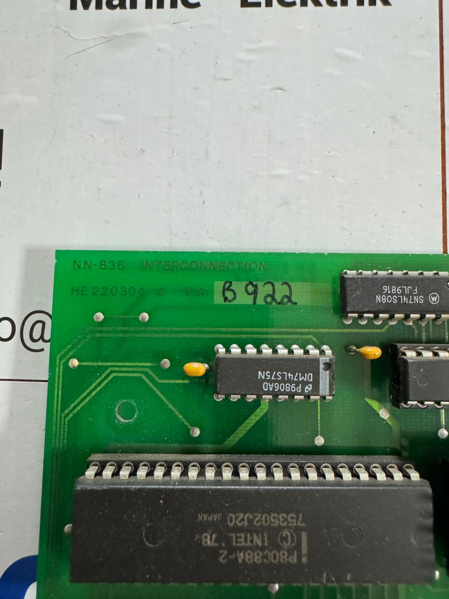 KONGSBERG NN-836 INTERCONNECTION
