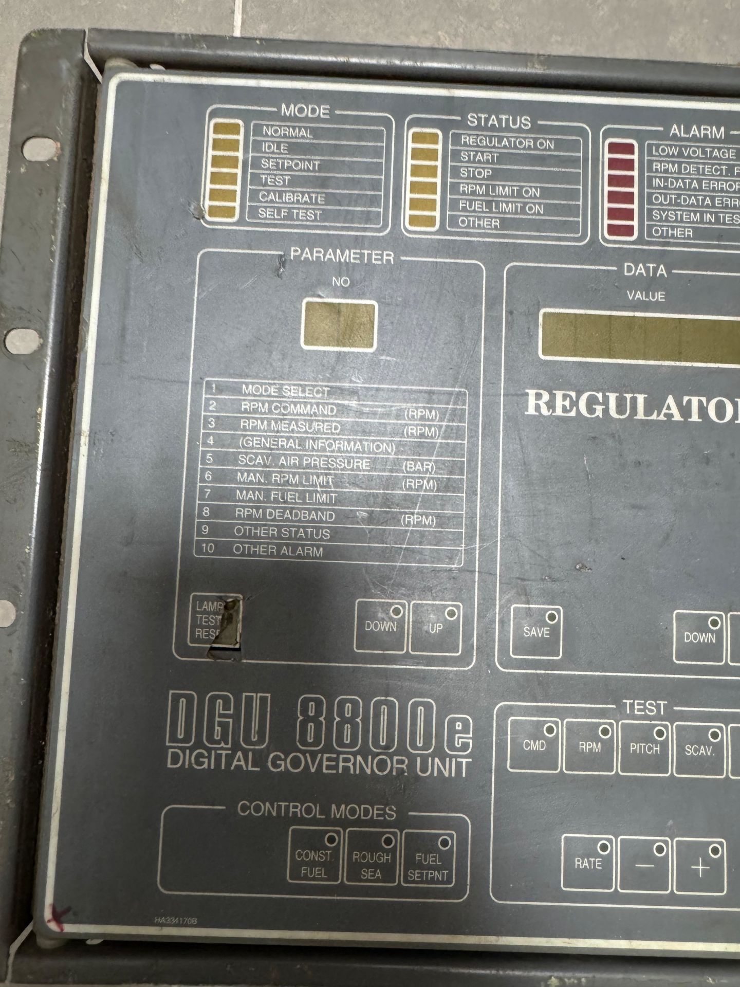 KONGSBERG / NORCONTROL DGU 8800E DIGITAL GOVERNOR UNIT COMPLETE